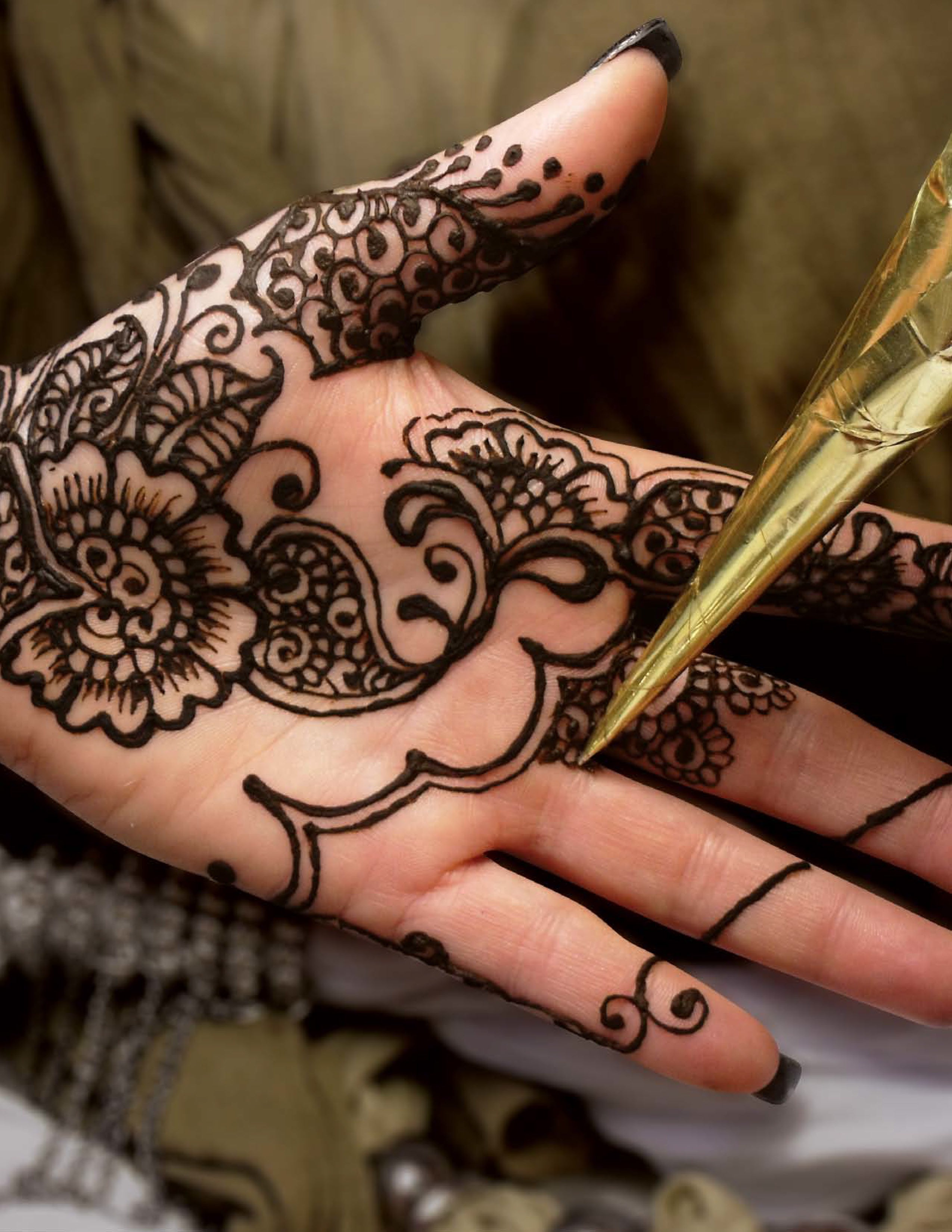 Arabic Henna Tattoo Designs for Hands